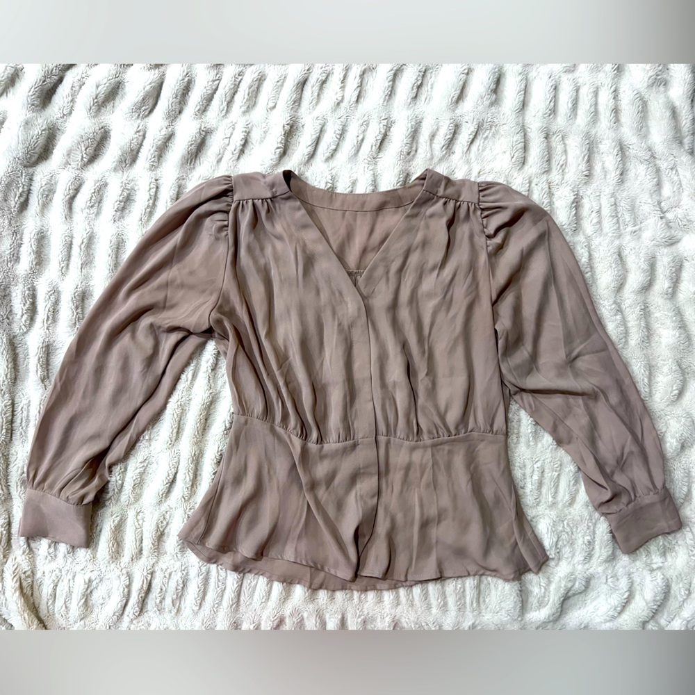 Grey blouse size medium.